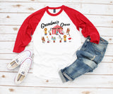 Custom Grandma Shirt  Plus Size  Grandkid Circus  Mimi Gigi Nana Mom Nanny  Grandmother Gift