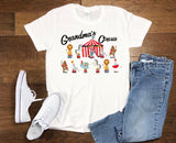 Custom Grandma Shirt  Plus Size  Grandkid Circus  Mimi Gigi Nana Mom Nanny  Grandmother Gift