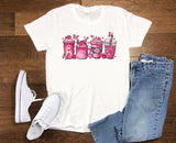 Breast Cancer Awareness Pink Ribbon Raglan Shirt - Plus Size - Gifts for Mom