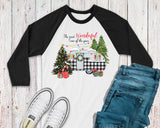 Christmas Camper Holiday Shirt - Festive Plus Size for Women - Camping Theme - Wonderful Time of Year