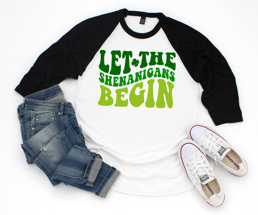 St Patricks Day Retro T-Shirt - Plus Size - Let the Shenanigans Begin