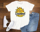 Mothers Day Gift - Honey Bee Grandmother Shirt for Mom MiMi NaNa - Plus Size  Grandma Gift