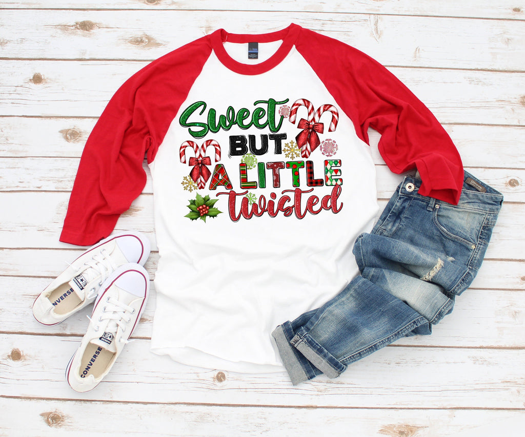 Candy Cane Christmas Top for Plus Size Women - Sweet and Sassy Holiday Shirt