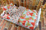 Doll Bedding Set for 18-inch Dolls - Baby Doll Dollhouse Gift - cute